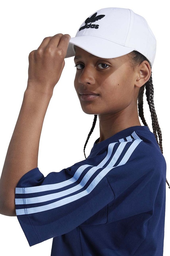 Дитяча бавовняна футболка adidas Originals IZ4549