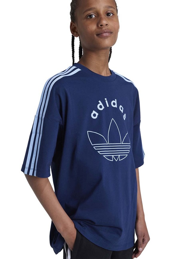 Дитяча бавовняна футболка adidas Originals IZ4549