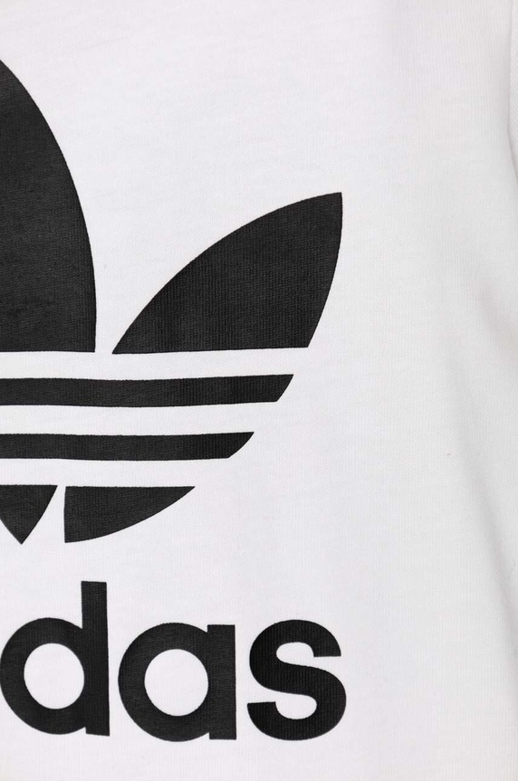 Dječaci Pamučna majica kratkih rukava za bebe adidas Originals TREFOIL TEE JE0520 bijela