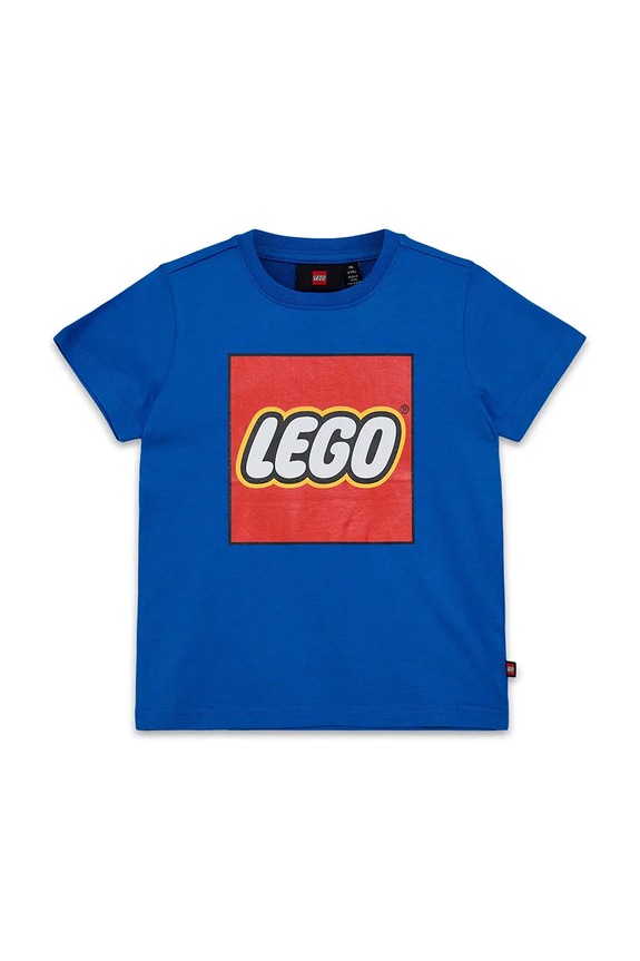 Lego t-shirt in cotone per bambini LWTANO 631 blu 12011363