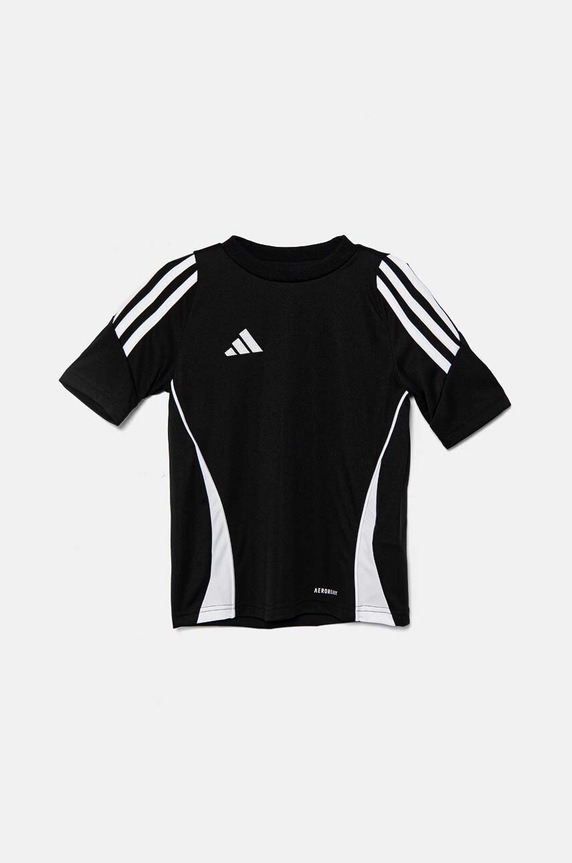 Дитяча футболка adidas Performance TIRO24SYY круглий виріз чорний IJ7674