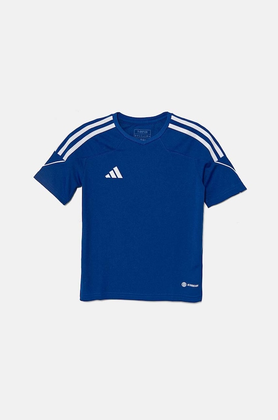 Детская футболка adidas Performance TIRO 23SY v-вырез тёмно-синий HR4621