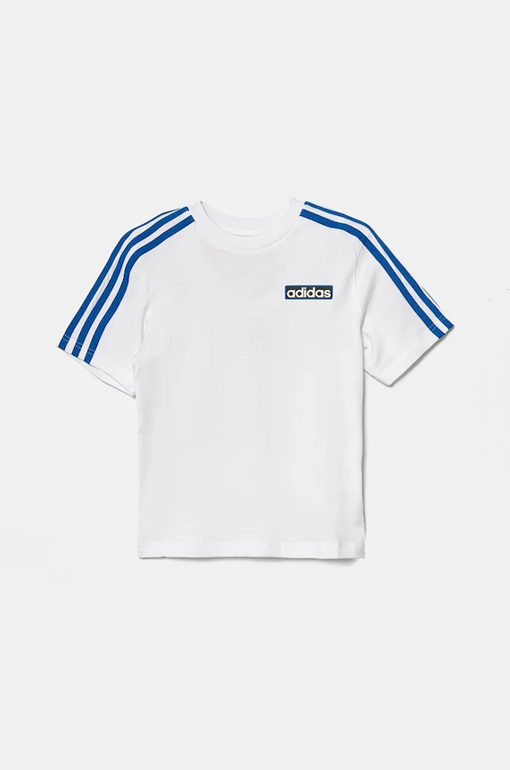 Детска памучна тениска adidas Originals TEE IW6010 бял AW24
