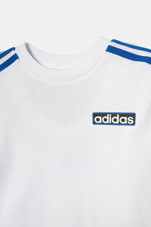 Детска памучна тениска adidas Originals TEE бял IW6010