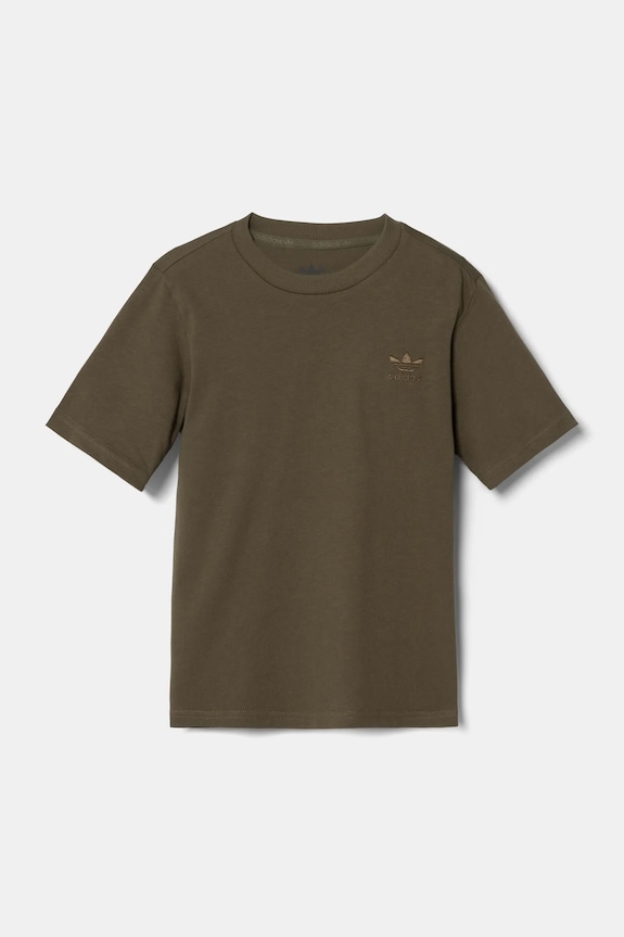 Dječja pamučna majica kratkih rukava adidas Originals TEE pamuk zelena IX5264