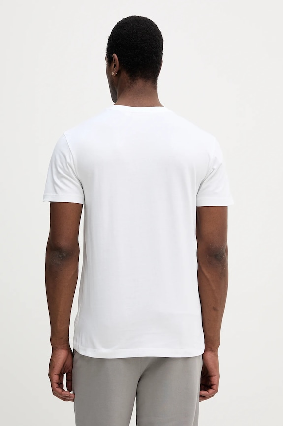 Oblečenie Bavlnené tričko Calvin Klein Jeans J30J325649 biela