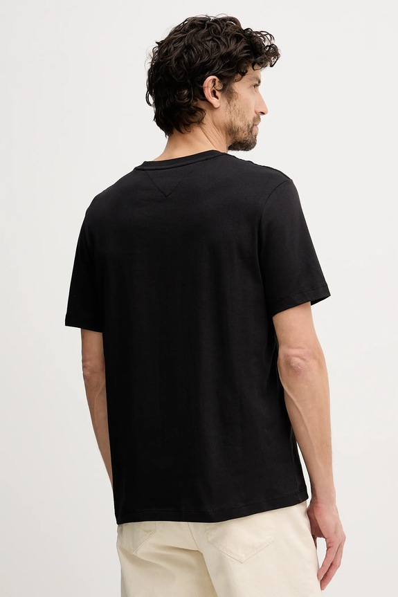 Îmbrăcăminte Tommy Hilfiger tricou din bumbac MW0MW33691 negru