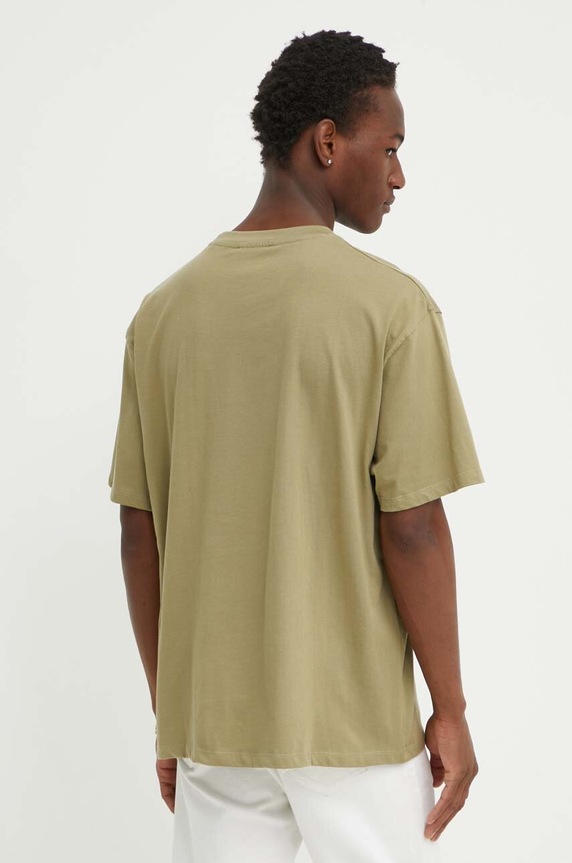 Odzież Les Deux t-shirt bawełniany LDM101174 zielony