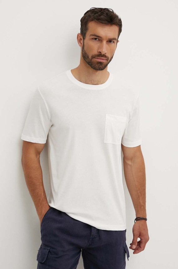 Βαμβακερό μπλουζάκι Vilebrequin TITAN λευκό TTNU0P00