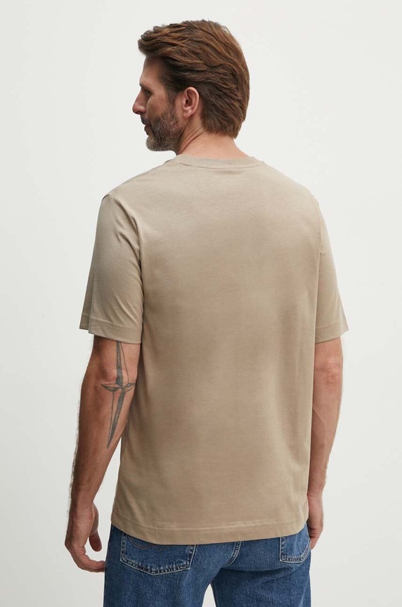 Abbigliamento Marc O'Polo t-shirt in cotone 426201251468 beige