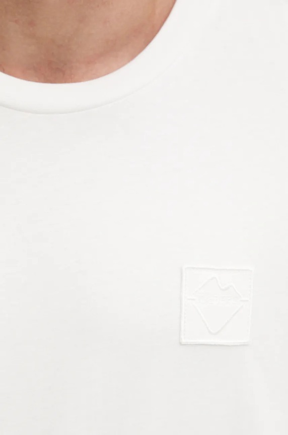 Iceberg t-shirt bawełniany F02E.6327 beżowy