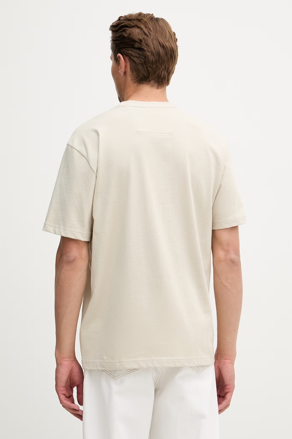 Îmbrăcăminte BOSS Green tricou bărbați bumbac Tee 10 50519368 bej