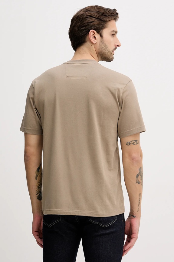 Îmbrăcăminte BOSS Green tricou bărbați bumbac Tee 10 50519368 bej