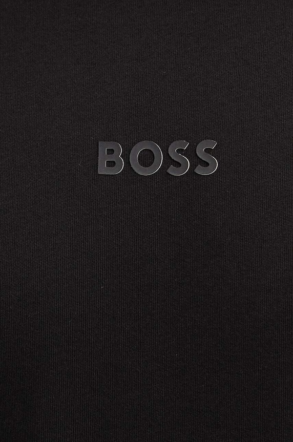 BOSS Green tricou bărbați din bumbac Tee 10 negru 50519368
