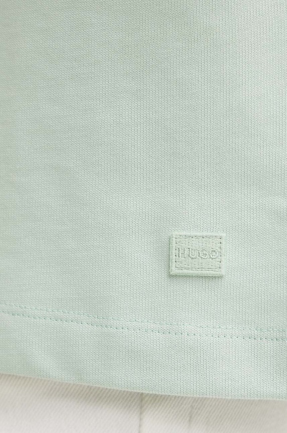 HUGO t-shirt bawełniany 50516664 zielony