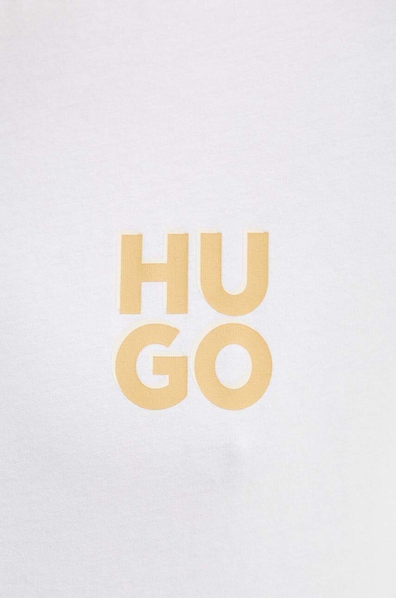 HUGO t-shirt bawełniany 50522434 biały