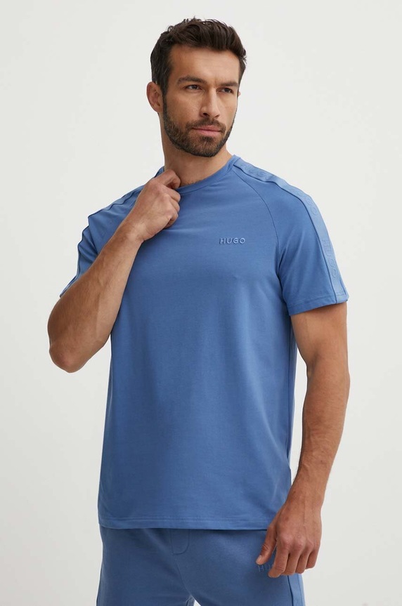 HUGO t-shirt lounge niebieski 50520480