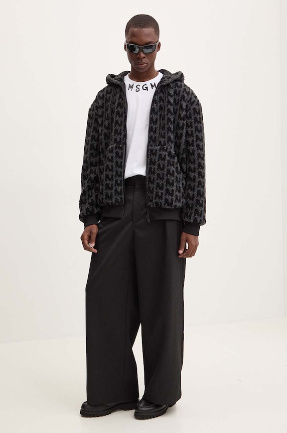 MSGM t-shirt bawełniany 3740MM102.247798 biały AW24