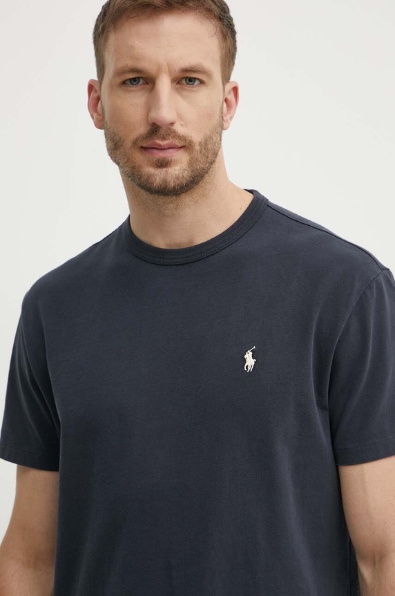 Polo Ralph Lauren t-shirt bawełniany bawełna czarny 710916698