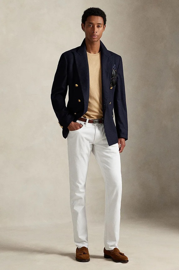 Ρούχα Βαμβακερό μπλουζάκι Polo Ralph Lauren 710740727 μπεζ