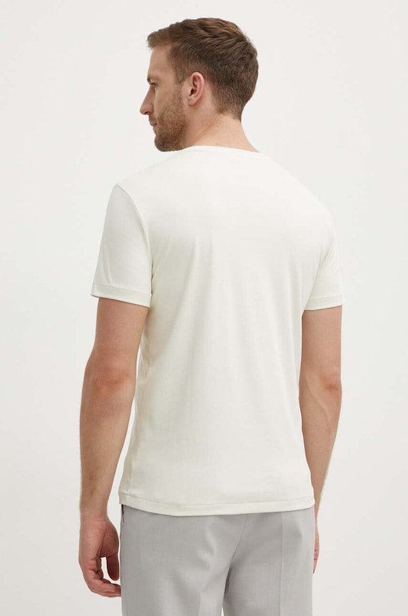 Ρούχα Polo Ralph Lauren T-shirt Ανδρικό βαμβακερό 710740727 μπεζ