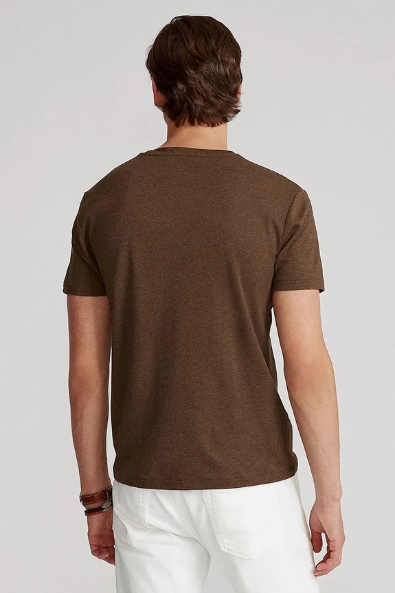 Polo Ralph Lauren t-shirt ανδρικό βαμβακερό 710740727 καφέ SS26