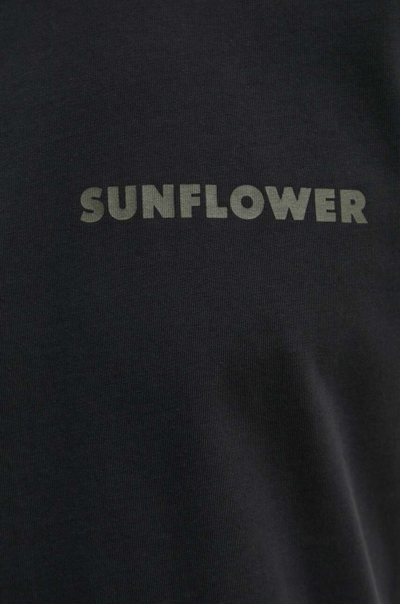 Βαμβακερό μπλουζάκι Sunflower 2013.SFR μαύρο