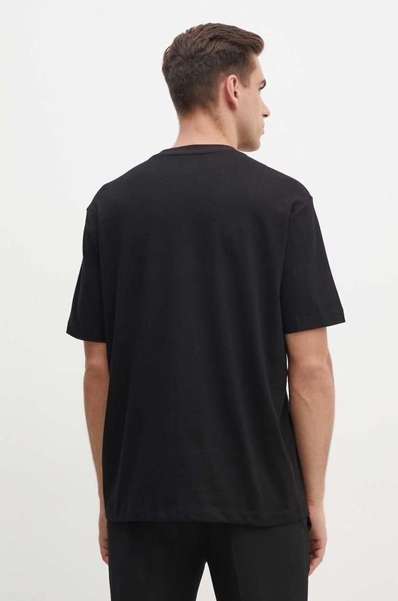 Odjeća Pamučna majica Armani Exchange 6DZTLC.ZJ9JZ crna
