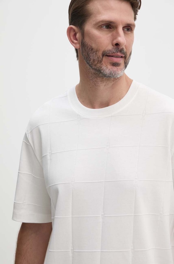 Armani Exchange t-shirt bawełniany biały 6DZTLK.ZJ2ZZ