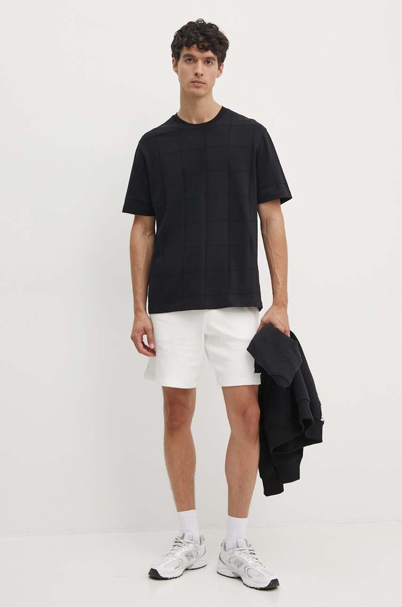 Armani Exchange t-shirt bawełniany 6DZTLK.ZJ2ZZ czarny AW24