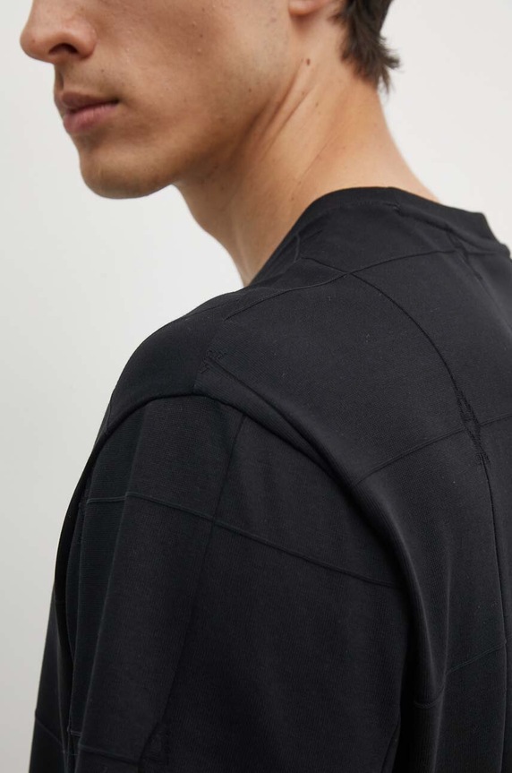 Armani Exchange t-shirt bawełniany 6DZTLK.ZJ2ZZ czarny