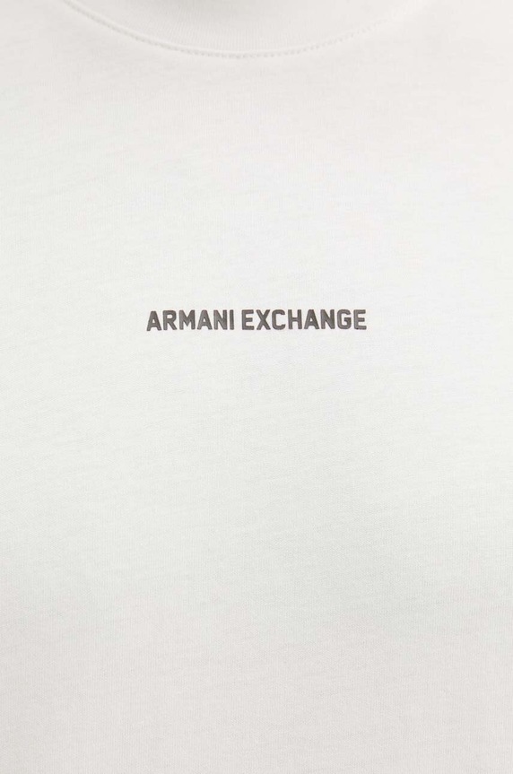 Armani Exchange t-shirt bawełniany biały 6DZTLS.ZJLFZ