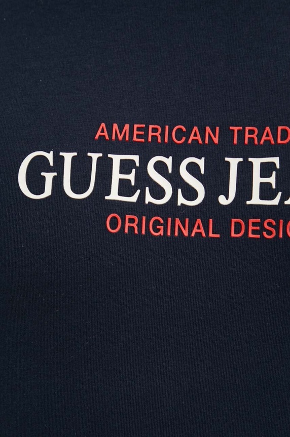 Guess Jeans t-shirt in cotone M4YI42.K8FQ4 blu navy