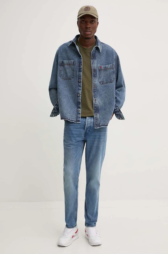 Guess Jeans pamut póló M4YI46.K8FQ4 zöld SS26