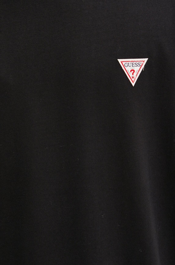 Bombažna kratka majica Guess Jeans črna M4YI46.K8FQ4