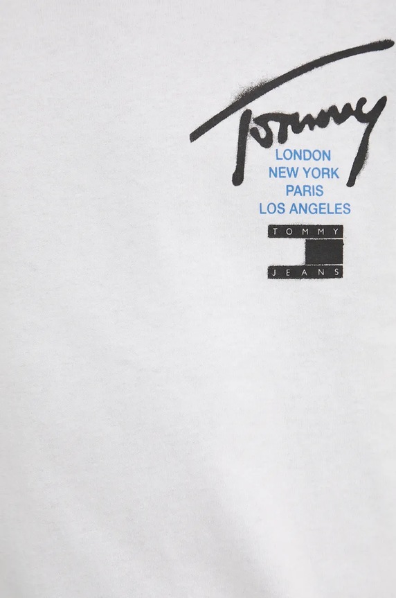 Tommy Jeans t-shirt DM0DM18529 biały