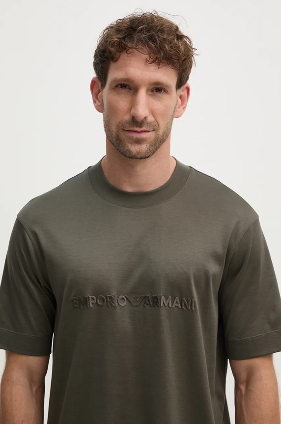 Tričko Emporio Armani zelená 6D1TR9.1JOSZ