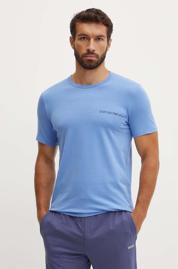 Emporio Armani Underwear t-shirt lounge 2-pack 111267.4F717 granatowy AW24