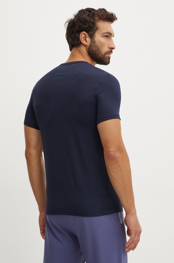 Odzież Emporio Armani Underwear t-shirt lounge 2-pack 111267.4F717 granatowy