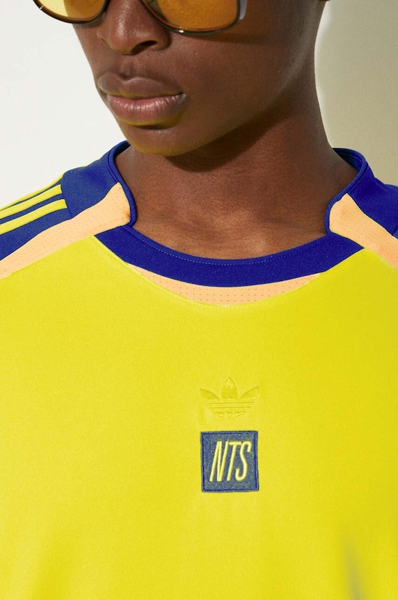 adidas Originals t-shirt adidas x NTS Radio Jersey 2 JI5146 giallo