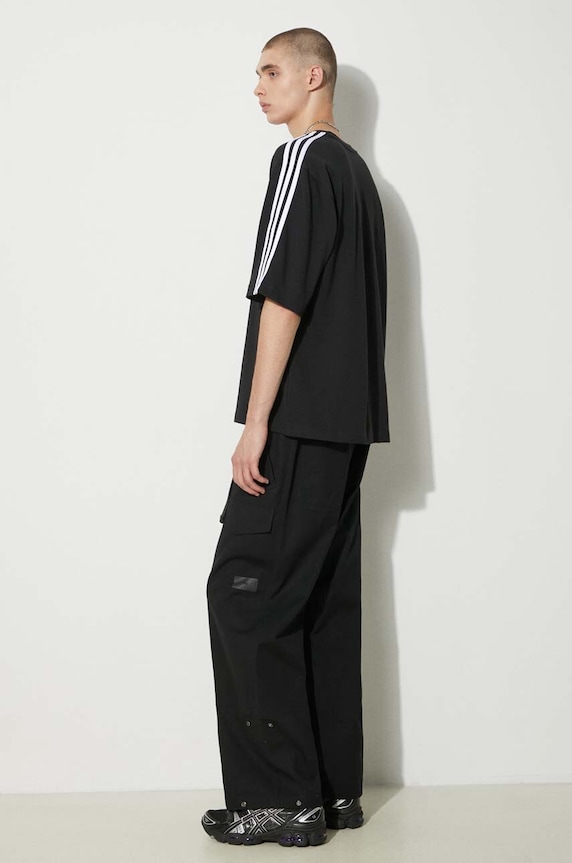adidas Originals cotton t-shirt Oversize Tee IZ1832 black AW24
