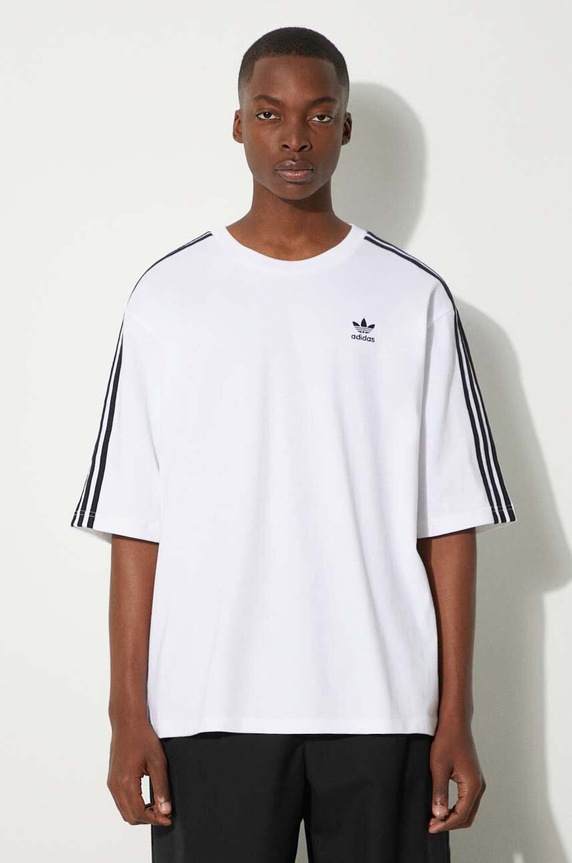 adidas Originals cotton t-shirt Adicolor Oversized Tee cotton white IZ2474