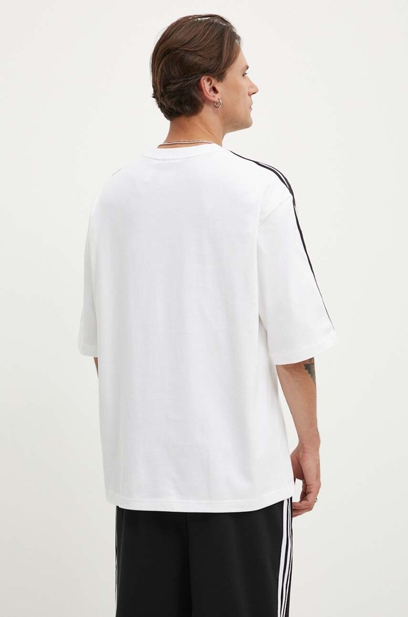 Oblečení Bavlněné tričko adidas Originals Adicolor IZ2474 bílá