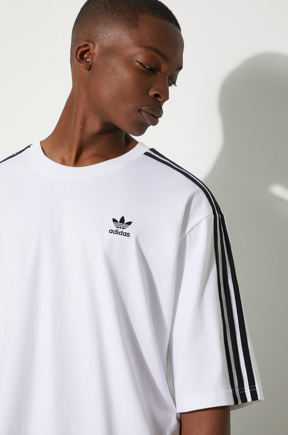 adidas Originals cotton t-shirt Adicolor Oversized Tee IZ2474 white