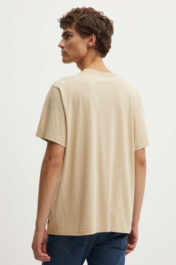 Odzież Levi's t-shirt bawełniany A2082 beżowy