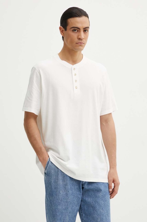 Levi's polo de bumbac cu modele bej A7198