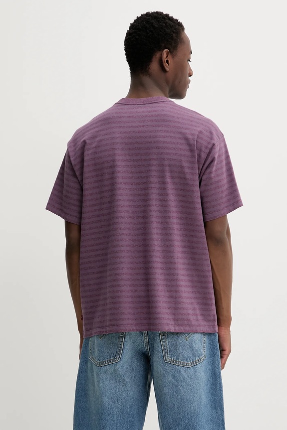Levi's t-shirt męski bawełniany 87373 fioletowy SS26