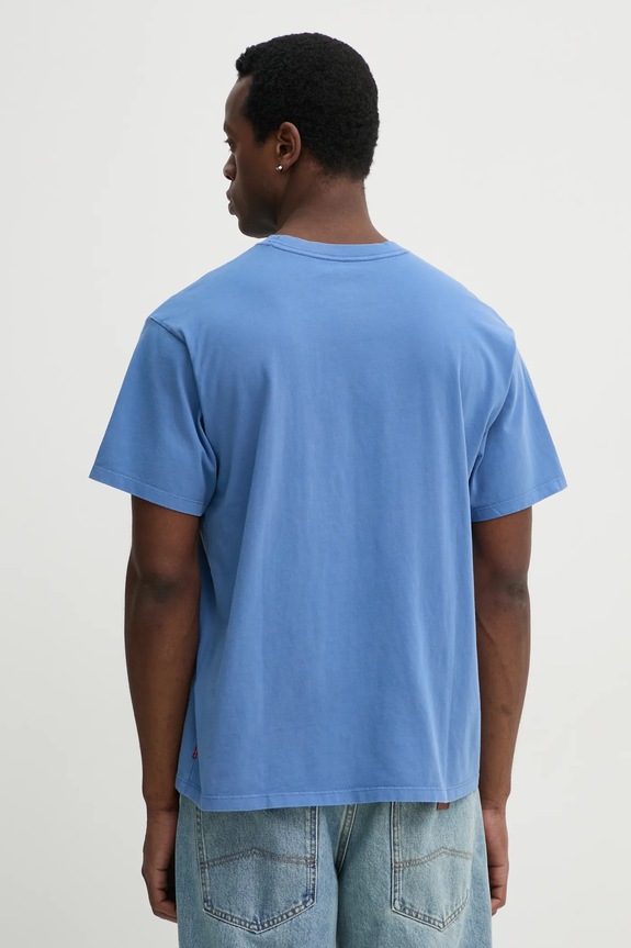 Odzież Levi's t-shirt męski bawełniany 87373 fioletowy