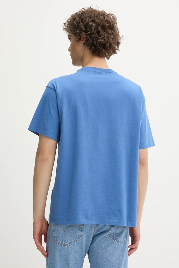 Odzież Levi's t-shirt męski bawełniany 87373 niebieski