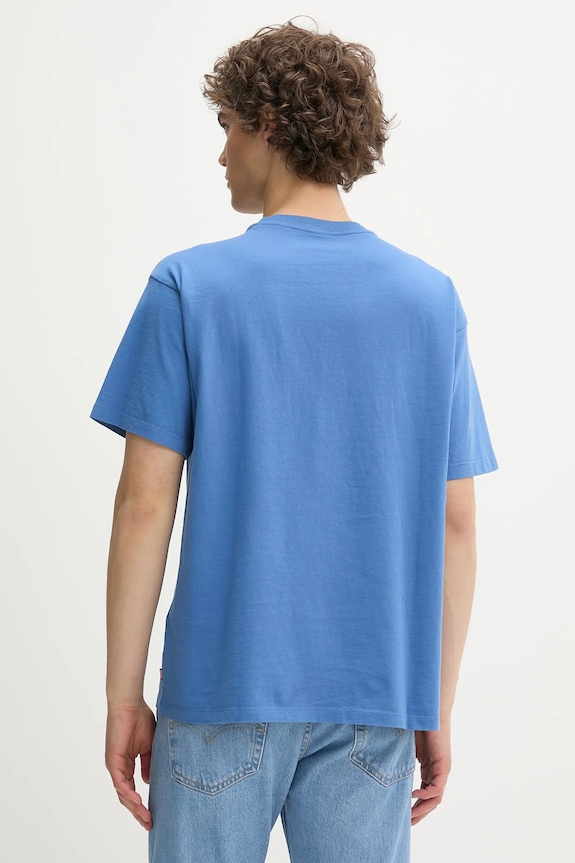 Odzież Levi's t-shirt męski bawełniany 87373 niebieski